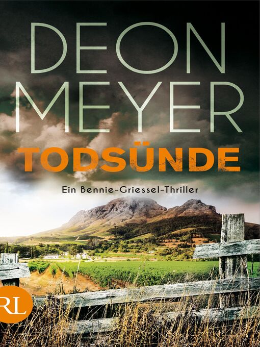 Title details for Todsünde by Deon Meyer - Available